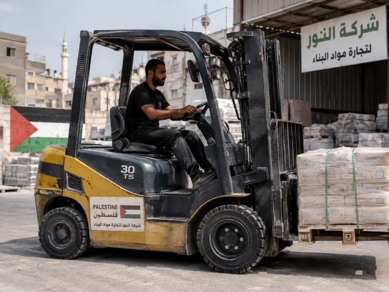 Povratne informacije o aplikaciji od palestinske stranke viličarja